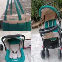 ست کامل کالسکه،کریر وساک کودک دلیجان برند(ایوانتی)