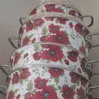 سرویس قابلمه تفلون به همراه یک ماهیتابه آکبند