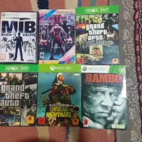 6 عدد بازی xbox 360 و ps2
