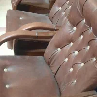 صندلی چوبی و چرم|مبلمان اداری|تهران, حکمت|دیوار