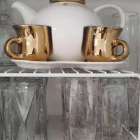ست قوری و فنجان کاملا نو مناسب جهیزیه