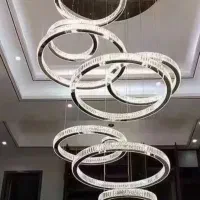 لوستر الماس.کهکشانی دوبلکسی،بلند . AC light