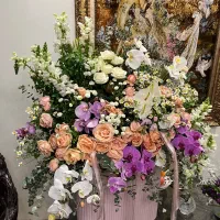 سبد گل لوکس و شیک