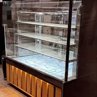 یخچال ایستاده تک درب یخچال ویترینی تاپینگ