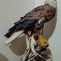 گلدان طرح چوب وعقاب پلی استر وچراغ خواب...