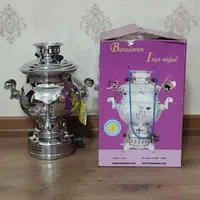 سماورگازی وسرویس ظرف نو اماجاکفشی 4ماه استفاده شده