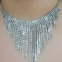 گردنبند چوکر فول نگین