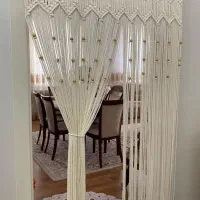 پرده،،مکرومه