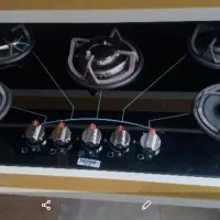 گاز صفحه ای پنج شعله قسمت مناسب
