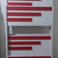 تخت خواب دوطبقه فلزی ..(سه خط) خسروی|تخت و سرویس خواب|مشهد, ایثارگران|دیوار