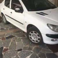 پژو۲۰۶ as v8 بدون رنگ مدل ۱۳۹۶فنی به شرط