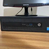 کامپیوتر و دو مانیتور