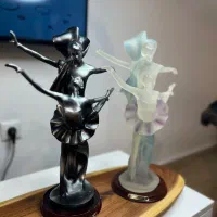 دو عدد مجسمه زوج رقصان لوکس و شیک