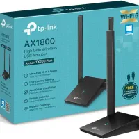 کارت شبکه USB بی‌‌سیم و دوباند AX1800 تی پی لینک