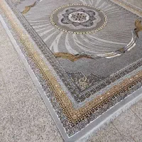 فرش(نقشه سلطنتی جدیددورنگ نقره سیلور دودی متالیک)