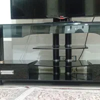 میز تلویزیون شیشه ای