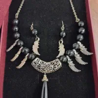اکسسوری گوشواره وگردنبند نقره و سنگ  انیکس، هدیه|جواهرات|تهران, سهروردی|دیوار