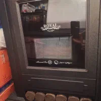 بخاری گازی طرح شومینه چدن|بخاری، هیتر، شومینه|کرج, شهرک بنفشه|دیوار