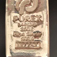 شمش نقره 250گرمی عیار 999.9 PUREX