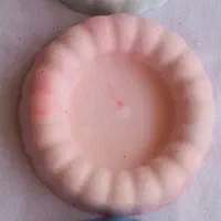 جاشمعی گچی دست‌ساز طرح گل