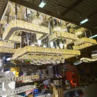 لوستر کریستالی سایز ۳۰-۲۰-۱۵|لوستر و چراغ آویز|تبریز, |دیوار