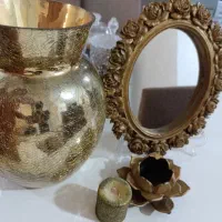 گلدان آینه شمع وجاشمعی|صنایع دستی و سایر لوازم تزئینی|گنبد کاووس, |دیوار