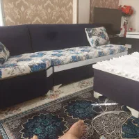 مبلمان ۷نفره  L|مبلمان خانگی و میز عسلی|شاهین‌شهر, گزبرخوار|دیوار