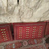 پشتی سنتی ترکمن دست بافت