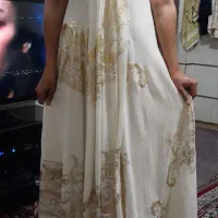 لباس مجلسی در حد نو جنس حریر سایز۳۷