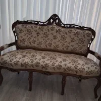 مبل سلطنتی ۹ نفره|مبلمان خانگی و میز عسلی|اصفهان, باغ نگاره|دیوار