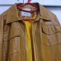 کت چرمی رنگ شتری|لباس|مشکین‌دشت, |دیوار