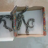 فروش گردنبند نقره ای رنگ