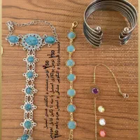 دستبند استیل بولگاری ورساچه فیروزه