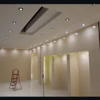 اجرای صفر تا صد کناف سقف کاذب اجرای لاین هالوژن