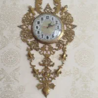 تعدادی وسایل برنزی درحد نو|ساعت دیواری و تزئینی|تبریز, |دیوار