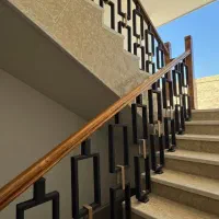 نرده استیل،پله پیچ،نرده شیشه ای