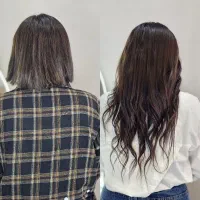 اکستنشن مو طبیعی|خدمات آرایشگری و زیبایی|شیراز, باغ تخت|دیوار