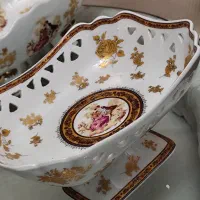 سرویس پذیرایی چینی لمونژ دکوری کریستال چک|ظروف سرو و پذیرایی|تهران, امیرآباد|دیوار