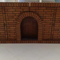 شومینه چوبی دکوری دست ساز