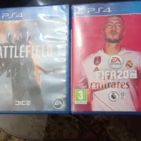 فروش ۲ عددCD دستگاه PS4 بازی بتل فیلد و فیفا 20