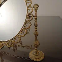 آینه و شمعدان برنجی قدیمی|آینه|تهران, تسلیحات|دیوار