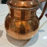 پارچ مسی درب دار
