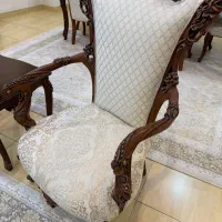 مبل با ناهار خوری ۸ نفره در حد نو|مبلمان خانگی و میز عسلی|محمدشهر, محمدشهر|دیوار