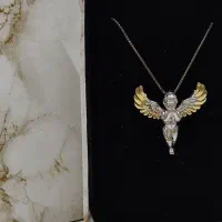 گردنبند نقره مدل فرشته 925خرید قسطی با اسنپ پی