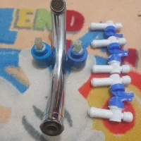 یه علمک پایه کوتاه ظرفشویی و۶ شیرآب و کاتریج شیراب|لوازم سرویس بهداشتی|اندیمشک, |دیوار