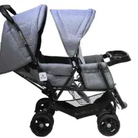 کالسکه دوقلو پشت همی