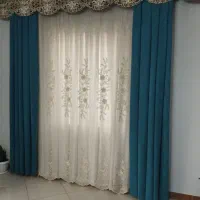 جفت یالان پلیسه دوختی جنس میکرو ترک پارچه مبلی|پرده، رانر، رومیزی|ساوه, |دیوار