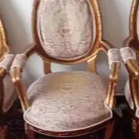 مبل سلطنتی بسیار بسیار تمیز با چوب راش روکش طلایی|مبلمان خانگی و میز عسلی|فردیس, طالقانی|دیوار