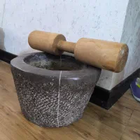 هاون سنگی یک تکه کار دست.یانه