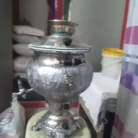 سماور گازی قدیمی  با کنده کاری دست|سماور، چای‌ساز، قهوه‌ساز|مشهد, خواجه ربیع|دیوار